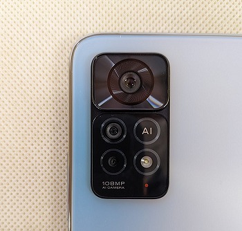 楽天モバイル Redmi Note 11 Pro 5G カメラ