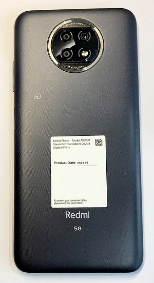 ソフトバンク Redmi Note 9T A001XM ナイトフォールブラック