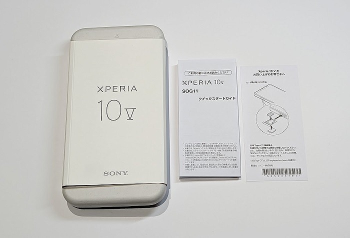 UQモバイル Xperia 10 V 付属品 同梱品