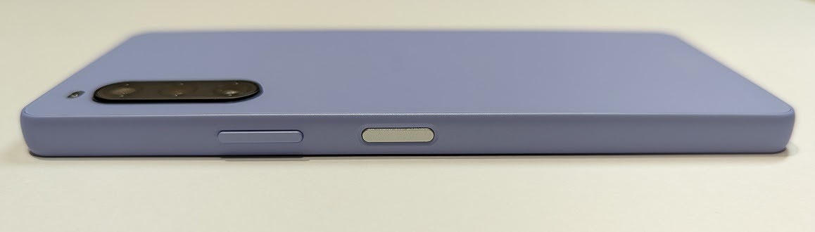 UQモバイル Xperia 10 V 指紋認証センサー 電源ボタン